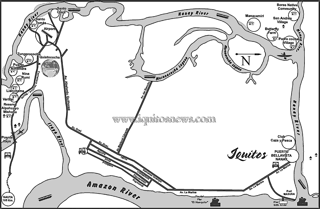 Iquitos Map
